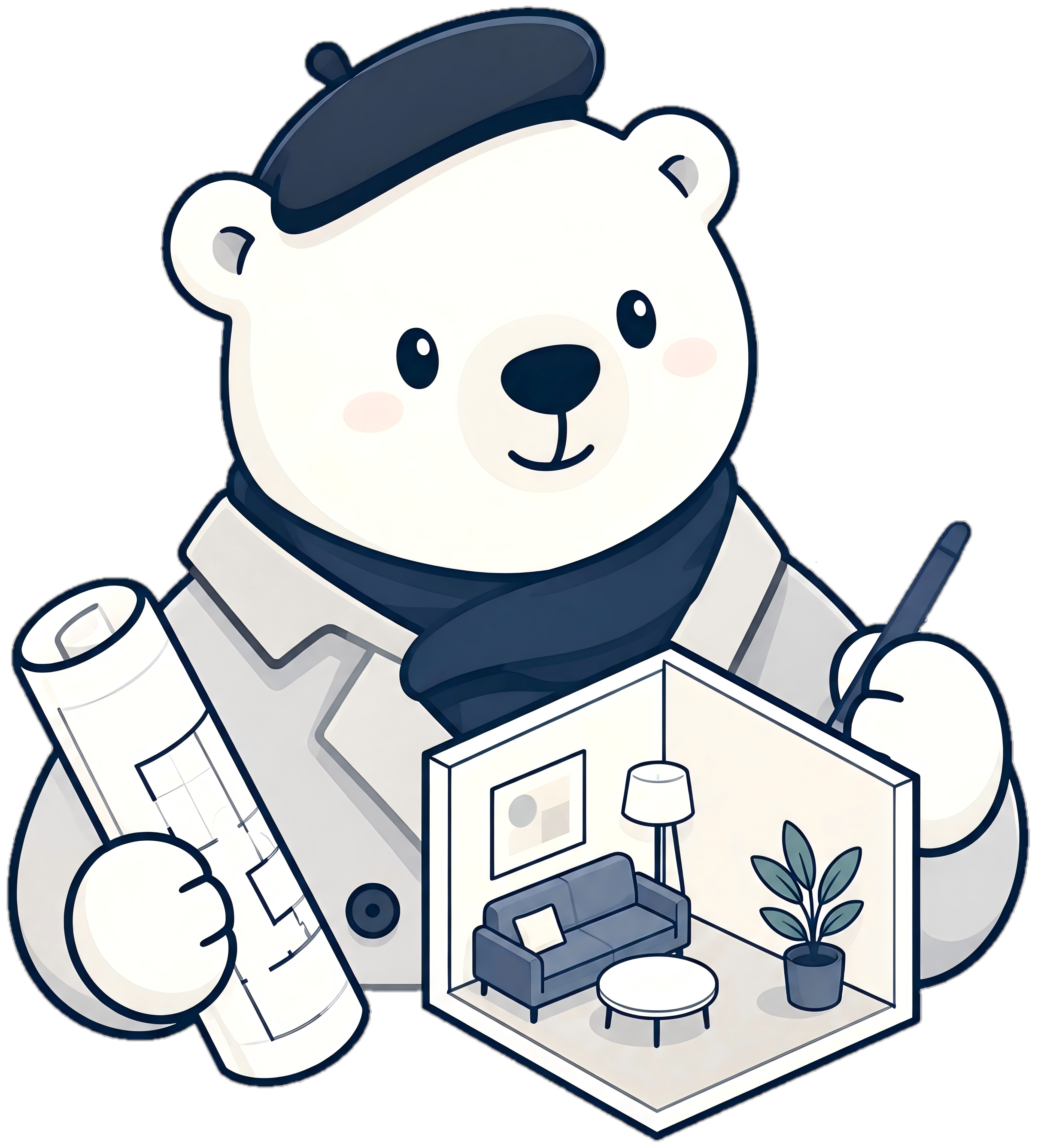 Scene-Designer bear logo